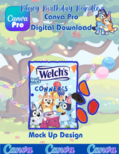 Load image into Gallery viewer, Bluey &amp; Friends Canva Digital Download
