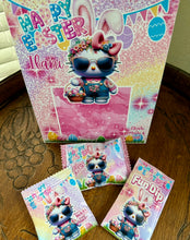 Load image into Gallery viewer, Hello Kitty Easter 8x10 Jumbo Candy Card
