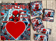 Load image into Gallery viewer, Spider-Man Valentines’ Day Candy Card
