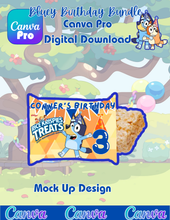 Load image into Gallery viewer, Bluey &amp; Friends Canva Digital Download

