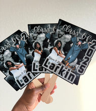 Load image into Gallery viewer, Custom Graduation Keepsake Fans – Set of 3
