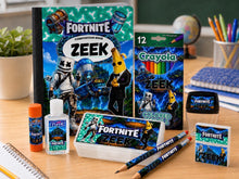 Load image into Gallery viewer, Fortnite-Inspired Back-to-School Starter Kit – Digital Canva Template
