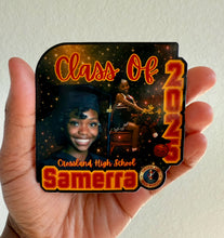 Load image into Gallery viewer, 6 Pack - Personalized Graduation Magnets/Keepsake

