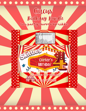 Load image into Gallery viewer, Circus Party Canva Digital Download
