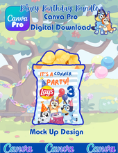 Load image into Gallery viewer, Bluey &amp; Friends Canva Digital Download

