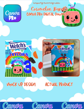 Load image into Gallery viewer, Cocomelon Canva Digital Download
