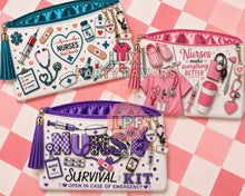 Load image into Gallery viewer, Nurse Pouch Template Bundle | 6 Digital Downloads | Cricut &amp; Canva Compatible
