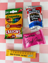 Load image into Gallery viewer, Back to School Treat Wrapper Canva Templates
