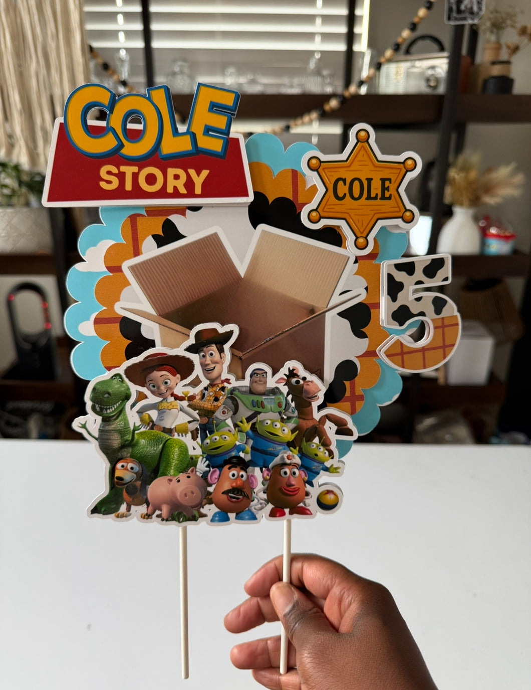 Custom Toy Story-Inspired Cake Topper