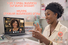 Load image into Gallery viewer, 1-on-1 Small Business Strategy Session | Creative Business Coaching
