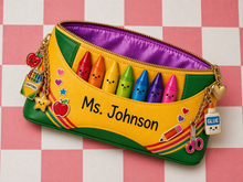 Load image into Gallery viewer, Teacher Appreciation DIY Pouch Set | Canva Digital Designs | Print &amp; Cut Gift

