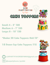 Load image into Gallery viewer, Cake &amp; Cupcake Toppers
