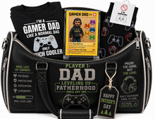 Load image into Gallery viewer, Dad Illusion Bag Template Bundle – 9 Canva Templates
