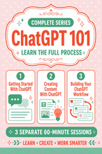 Load image into Gallery viewer, ChatGPT 101: 1-on-1 Beginner AI Session
