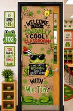 Load image into Gallery viewer, Back to School Kraft Banner Door Bundle | Canva Digital
