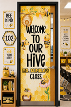 Load image into Gallery viewer, Back to School Kraft Banner Door Bundle | Canva Digital
