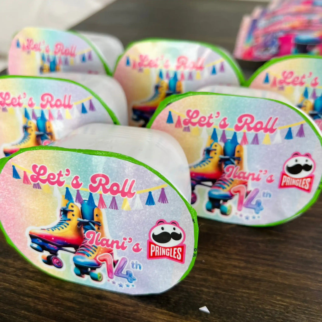 6 Pack - Custom Labeled Pringles Snack Stacks